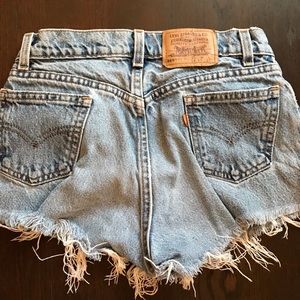 Levi denim shorts